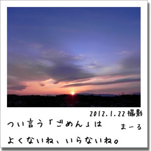 2012.1.22 空